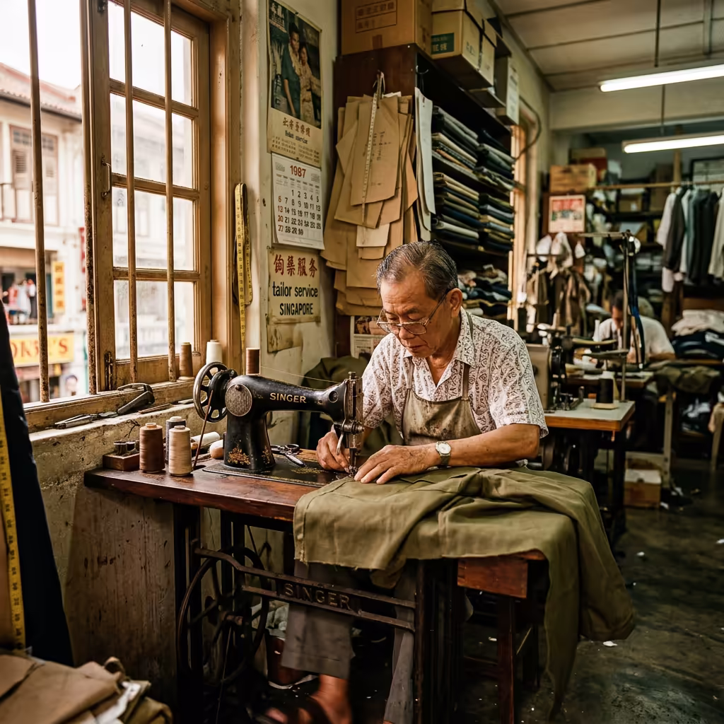 Vintage Tailor Workshop - Mr. Ng Chee Chow Heritage